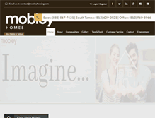 Tablet Screenshot of mobleyhousing.com